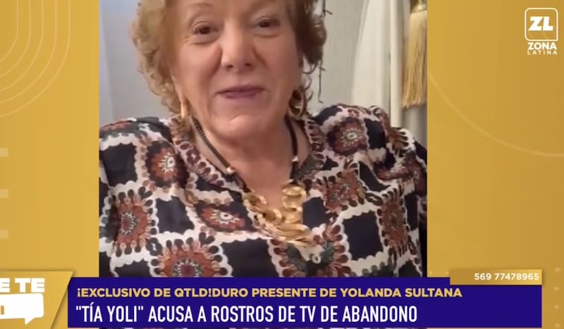 Tía Yoli acusa de abandono a los rostros de TV.
