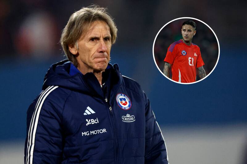 El gran susto que vivió Ricardo Gareca ante la retención por más del tiempo presupuestado de Erick Pulgar en Estados Unidos. Foto: Aton.