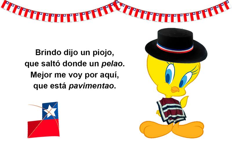 Piolín también está presente para enviar unas buenas payas en estas Fiestas Patrias.