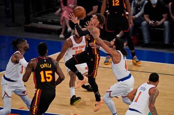 Playoffs NBA: Atlanta golpeó primero a los Knicks en el Madison Square Garden