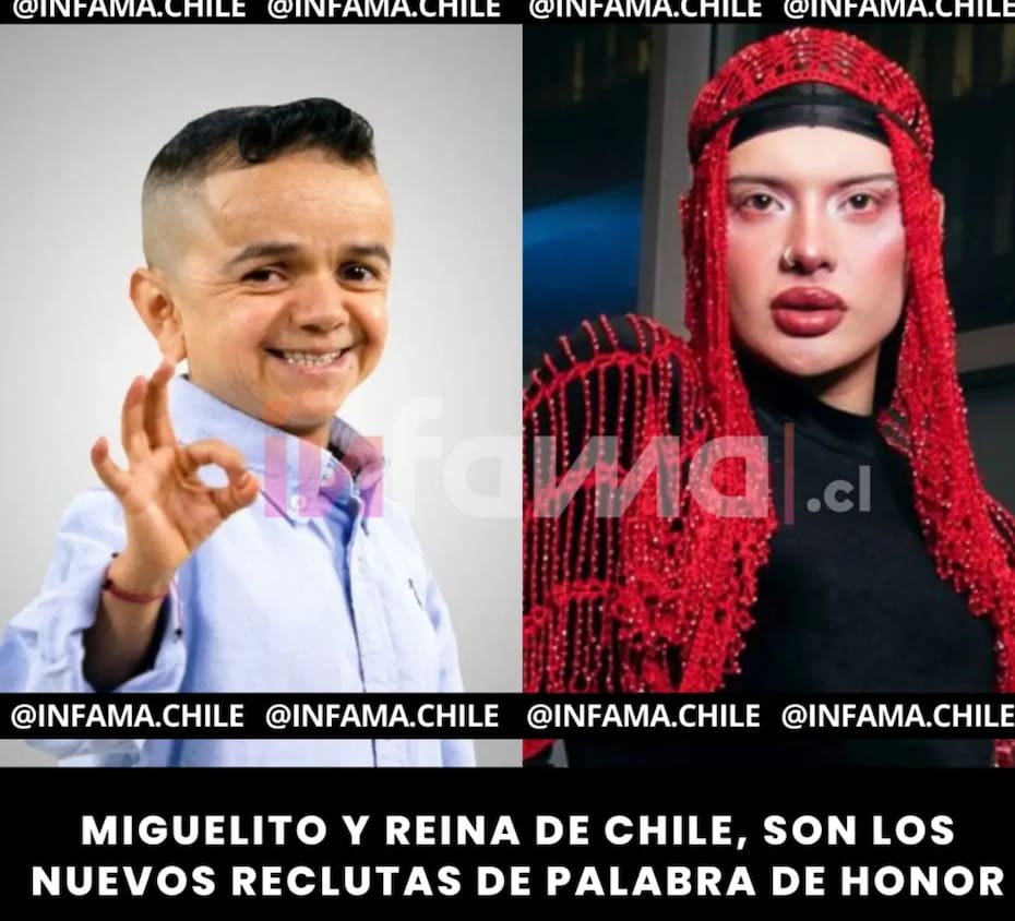 Miguelito y Reina de Chile son los nuevos ingresos de "Palabra de Honor".
