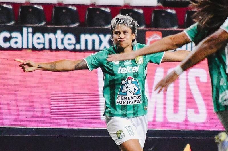 marcó su primer gol en México y, con ello, el León clasificó a la Liguilla en la Liga MX. Foto. Club León.