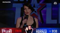Potente y conmovedora presentación sobre femicidios emocionó al jurado y animadoras de "Got Talent Chile": "Es muy difícil hablar con fluidez"
