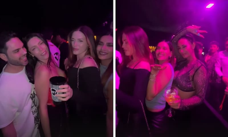 Daniela Aránguiz salió de fiesta con Pamela Díaz. Créditos: Instagram