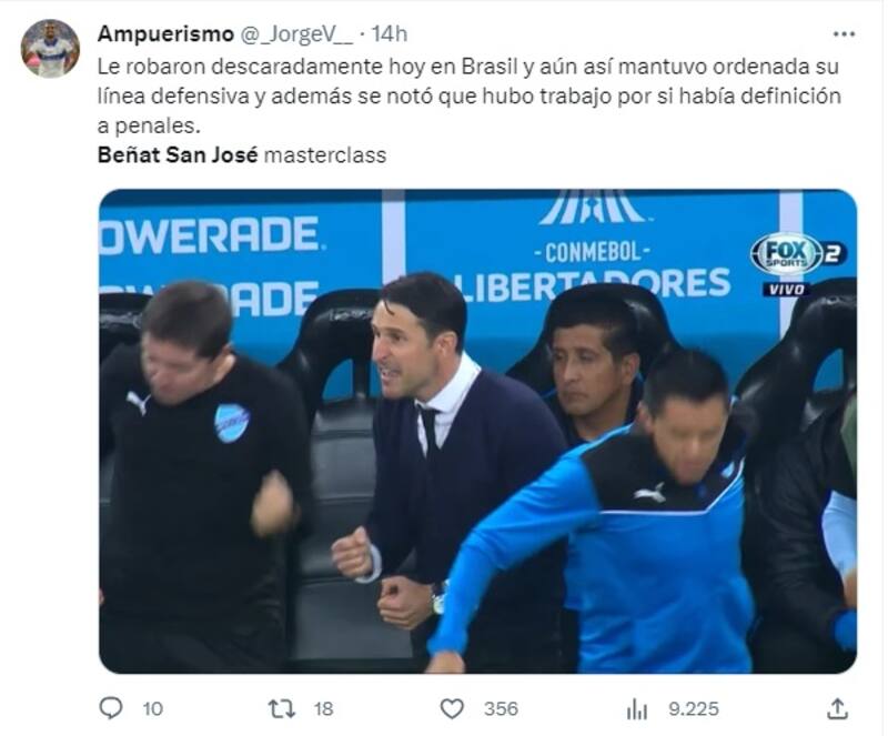 El entrenador español encabeza la histórica campaña de Bolívar en Copa Libertadores.