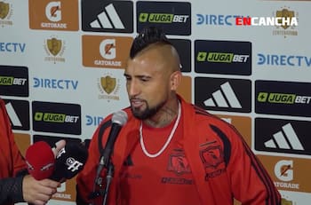 VIDEO | Arturo Vidal llenó de elogios a Jonathan Villagra y Joaquín Sosa: “Son una muy buena dupla”