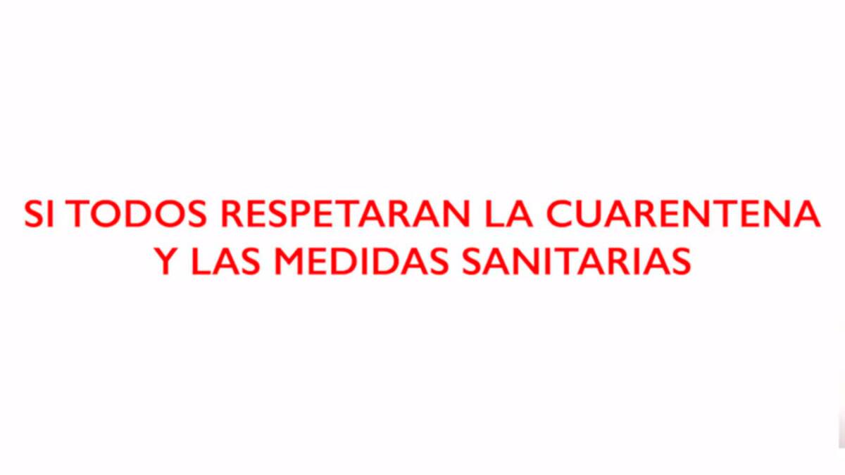 El criticado video del Gobierno que llama a respetar las medidas sanitarias