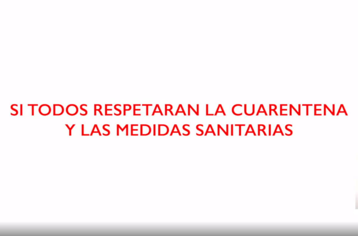 El criticado video del Gobierno que llama a respetar las medidas sanitarias