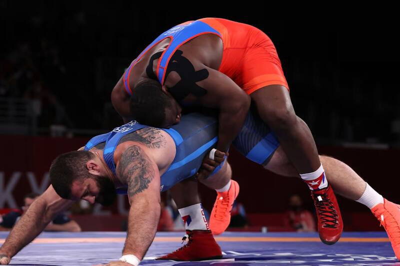 Lucha grecorromana, la disciplina que le dio la segunda medalla al Team Chile en París 2024. Foto: Juegods Olímpicos.