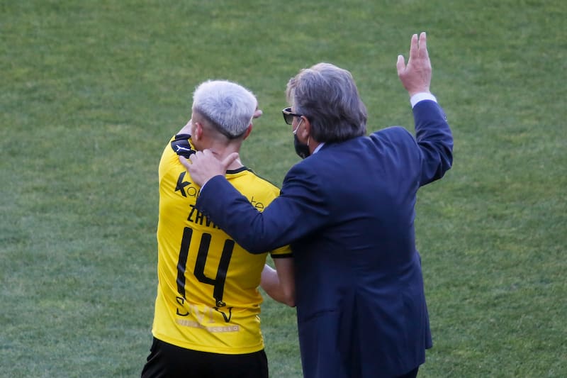 Cristián Zavala fue dirigido por Jorge "Peineta" Garcés en Fernández Vial en 2021. (Foto: Aton)