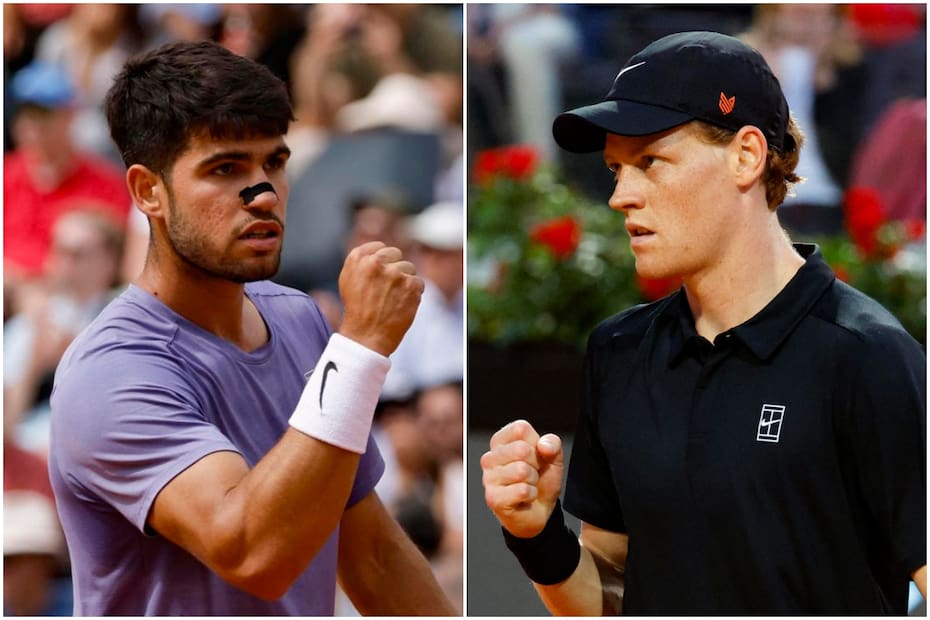 Carlos Alcaraz y Jannik Sinner se enfrentan en la final.