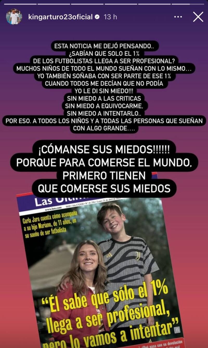 El King y el mensaje tras la entrevista a Carla Jara