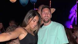 La noche de fiesta de Lionel Messi y Antonela Rocuzzo