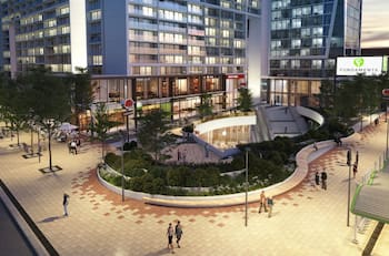 Con áreas verdes, 1.700 viviendas y locales comerciales: el espectacular proyecto inmobiliario que se construye en Ñuñoa