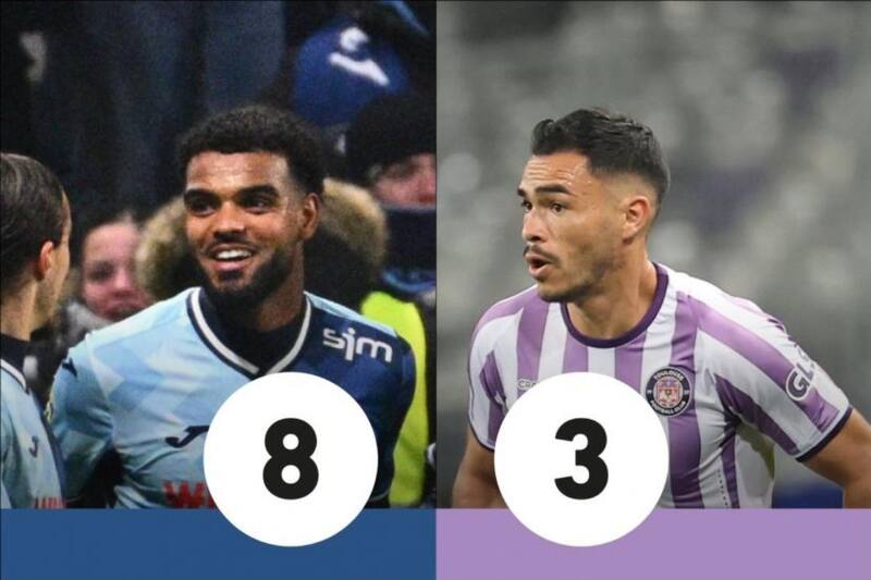 La severa calificación de L'Equipe al desempeño de Gabriel Suazo en el Le Havre vs Toulouse FC.