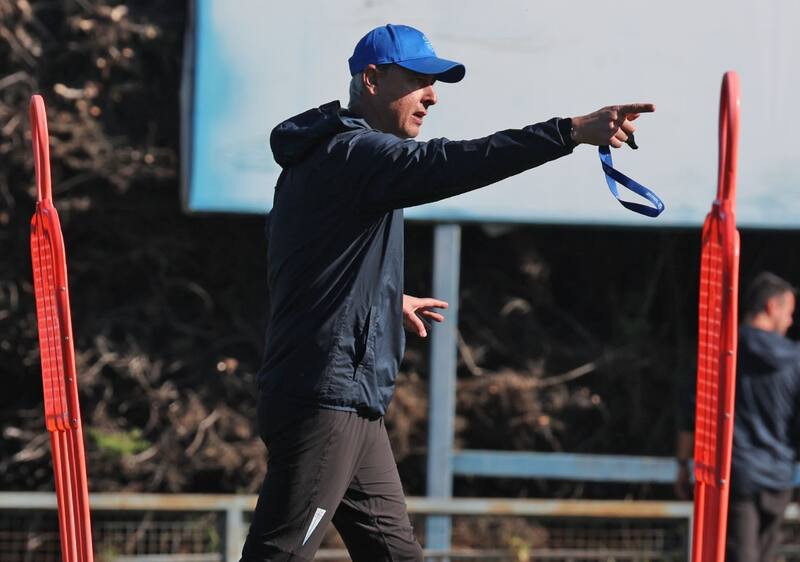 en el entrenamiento de la UC. Foto: Comunicaciones Cruzados.