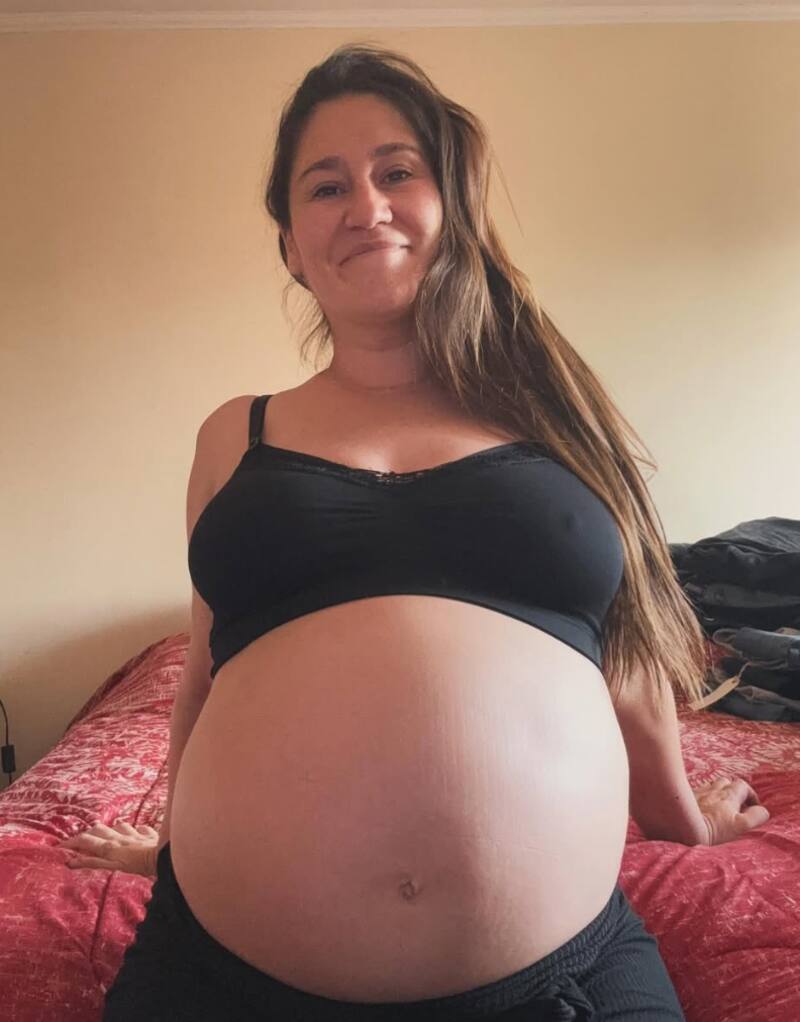 La actriz tiene 9 meses de embarazo.