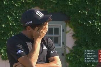 VIDEO | Niemann no lo podía creer: Así fue el tiro al agua que sentenció a Mito Pereira en el PGA Championship
