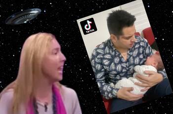 VIDEO | "Te amo, me amo, llama trina": Bebé se queda dormido cuando le hablan en el idioma alienígena de Mafe Walker