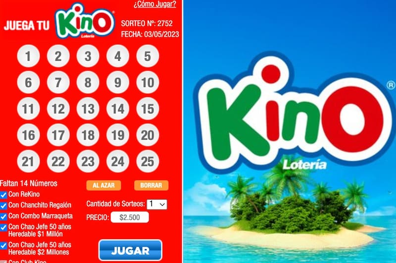 Revisa los resultados del Sorteo 2751 del Kino.