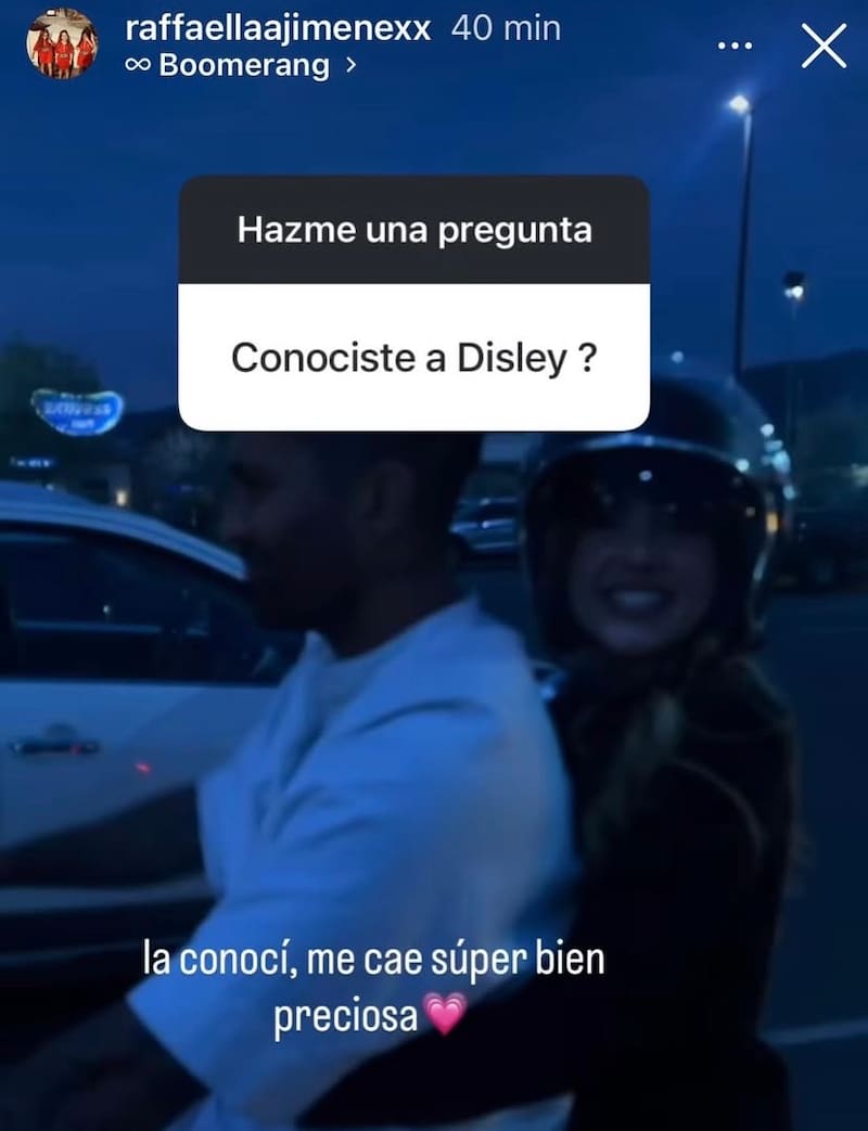 Raffaella Jiménez reveló su honesta opinión sobre Disley Ramos.
