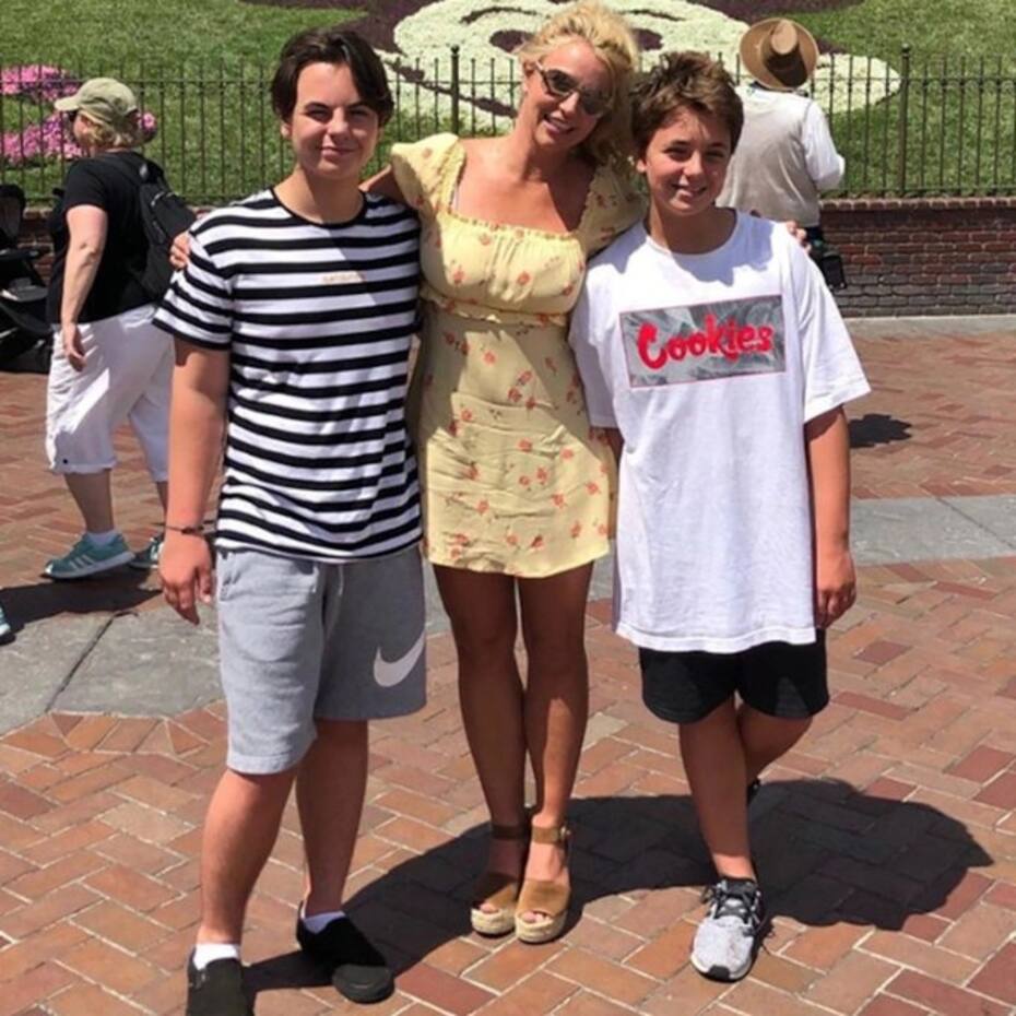 Britney Spears mostró lo grande que están sus hijos - Créditos: Twitter