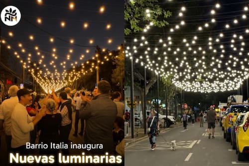 La Municipalidad de Ñuñoa lanzó el proyecto que ilumina las calles del sector con más de dos mil luces. Créditos: Instagram Municipalidad de Ñuñoa.