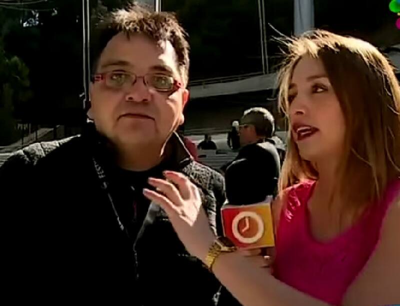 Alex Hernández en el Festival de Viña 2016 / Créditos: Reproducción