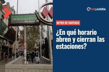 Horario Metro de Santiago | ¿A qué hora empieza a operar el metro este domingo 27 de noviembre?
