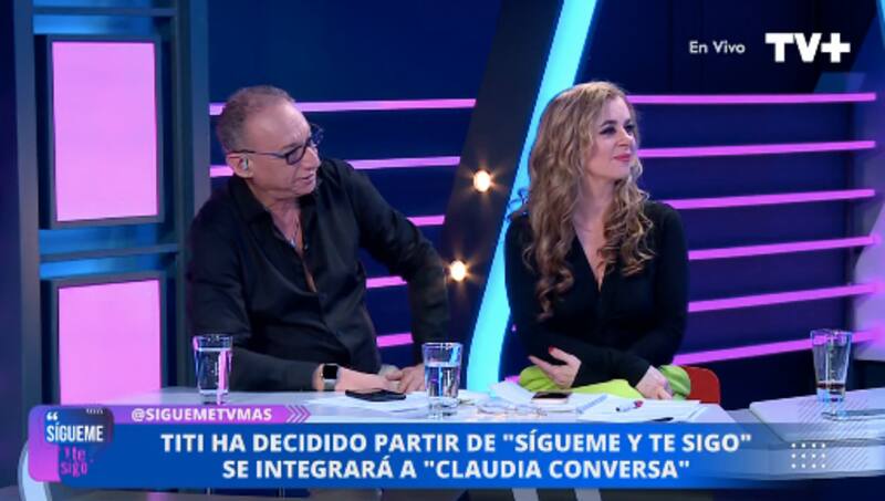 Titi García-Huidobro se despidió de "Sígueme y te sigo". Foto: TV+.
