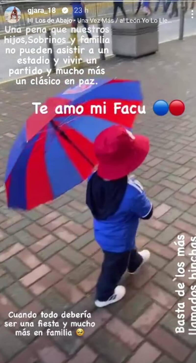 Gonzalo Jara fue al estadio a ver a la U