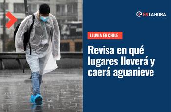 Pronóstico de lluvia y fuertes vientos: Revisa dónde llueve este domingo 5 de junio en Chile