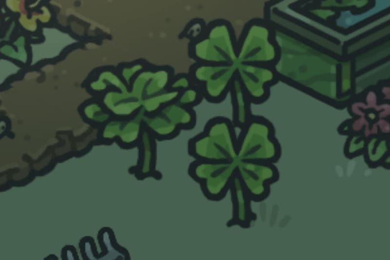 Si pones dos tréboles en diagonal, podrás conseguir que se reproduzcan y den más.