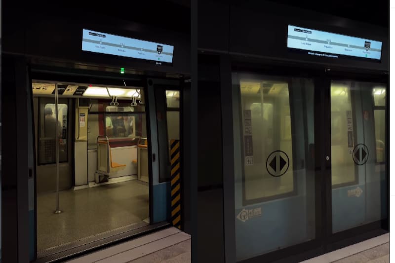 Según lo informado por la empresa, toda la Línea 1 estaría operando bajo esta modalidad durante el año 2028. Fotos: Captura de video Metro de Santiago.