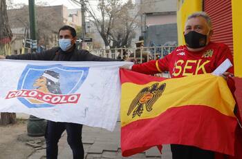 FOTOS: Así luce el público de Unión Española con aforo en el Santa Laura vs Colo Colo