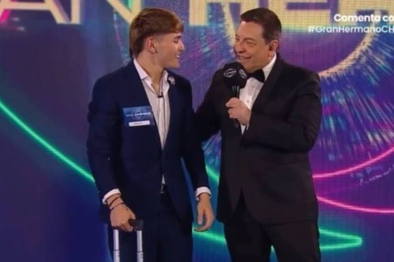 Julio César Rodríguez y Hans Valdés en Gran Hermano Chile.