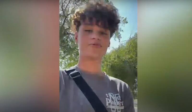 Mateo Neira saludó a Pamela Díaz.