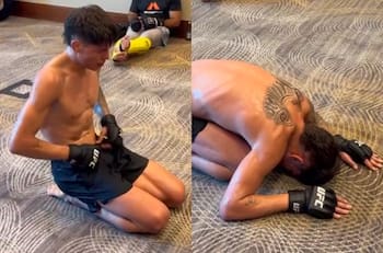 El último ritual de Jaula Bahamondes antes de enfrentar a Rafel Fiziev en la UFC