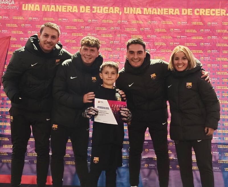 Piero Gentina estará a prueba en el Barcelona.