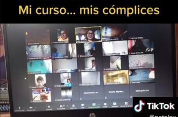 VIDEO | Profesora se hizo viral tras hacer broma a sus estudiantes en clases por Zoom