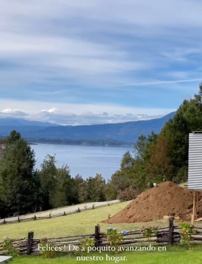 Vanesa Borghi es amante del sur de Chile. Créditos: Instagram