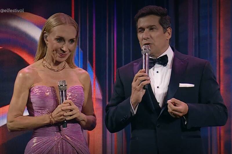 Este fue el look de los animadores del Festival de Viña 2025 en la noche inaugural del certamen.