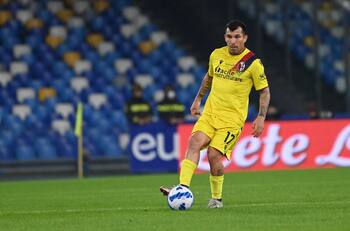 La dura sanción que arriesga Gary Medel en la Serie A tras su expulsión ante Juventus