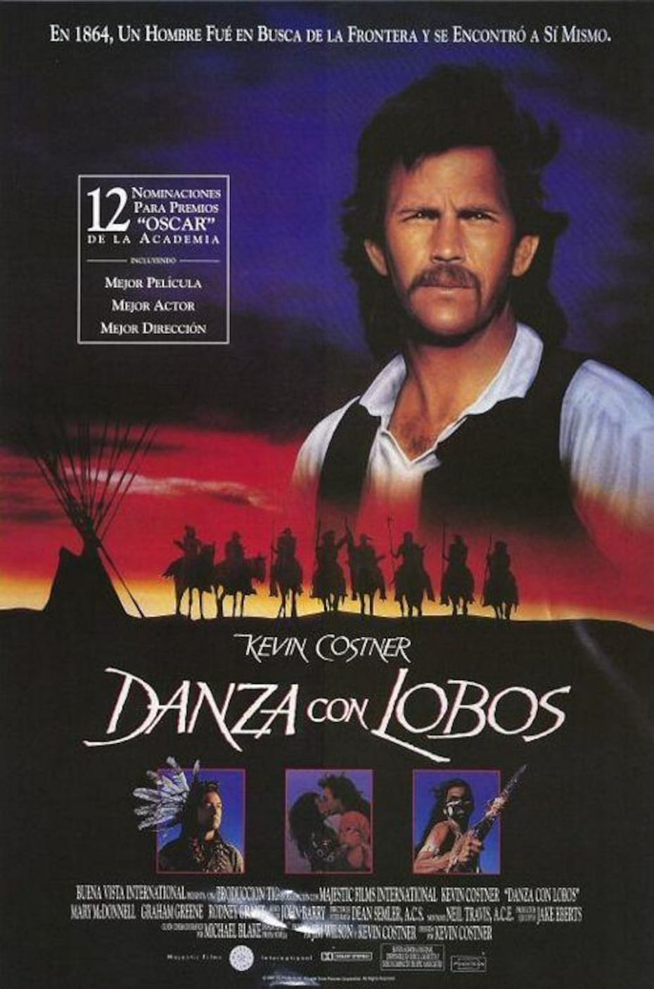 Para interpretar de manera auténtica a los personajes sioux, Kevin Costner y junto a otros actores aprendieron a hablar la lengua lakota.