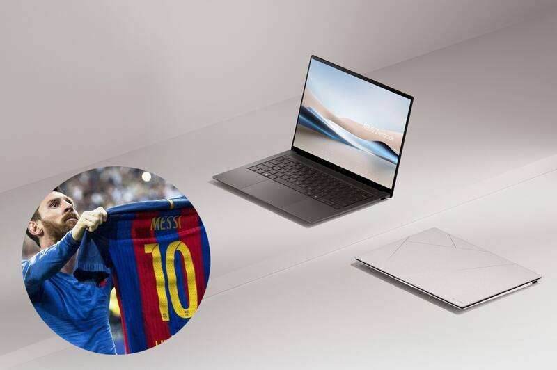 Los detalles del pequeño, pero ágil computador.