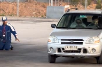 VIDEO | Captan violento asalto a trabajador en bencinera de Viña del Mar