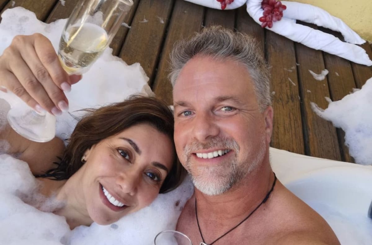 Carmen Gloria Arroyo llenó de elogios y de amor a su pareja, Bernardo Borgeat: "Estoy orgullosa por la familia que hemos formado"