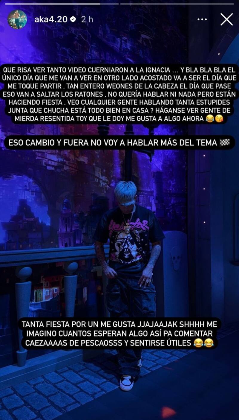 Ak4.20 se descargó por Instagram.
