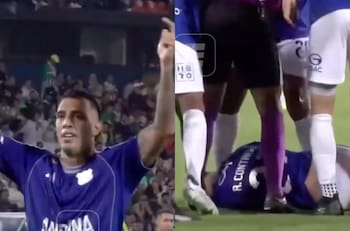 VIDEO | Lo dejó en el suelo: la celebración de Tucu Contreras que hizo estallar a David Ospina