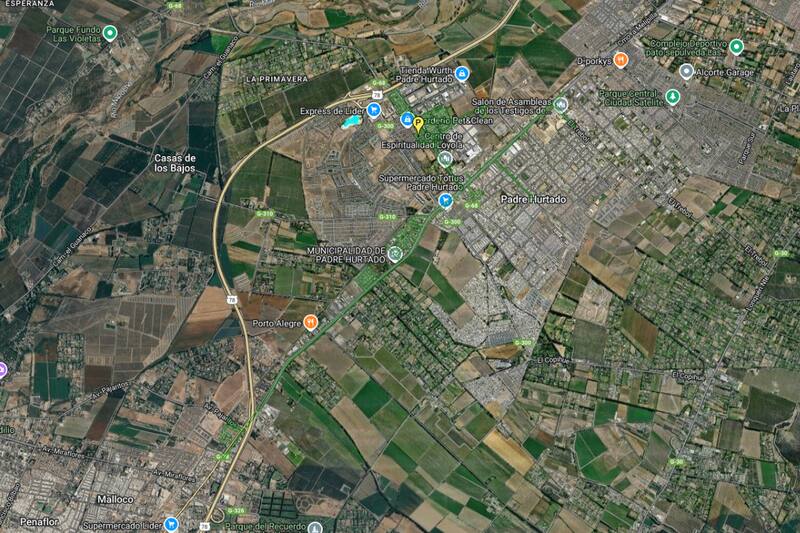 Sector afectado por la interrupción del servicio.